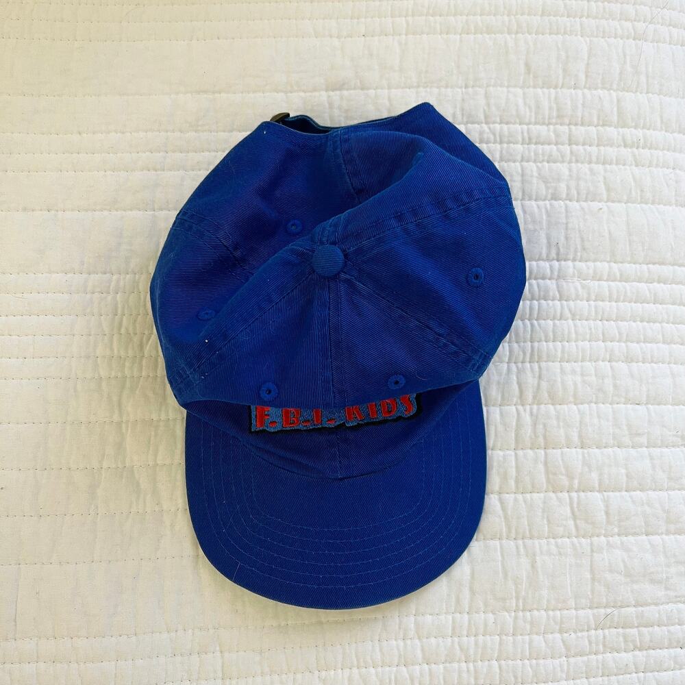 Vintage 1990s F.B.I. Kids Hat Small Adult Size - Picture 2 of 6